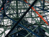 Close-Up of Ferris Wheel Mechanism  Brooklyn  New York