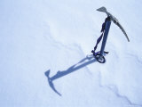 Ice Axe in the Snow