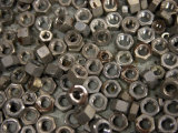 Hardware is Sorted on a Sawmill Farm in Cortland  Nebraska