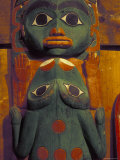 Frog and Face Totem Pole  Alaska