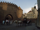 Early 15th Century Walls Surrounding Warsaw's Old Town  Poland