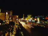 Night Scene of the Strip in Las Vegas