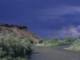 Rainstorm on the Desert Landscape of New Mexico