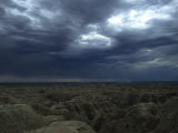 Rainy Sky over the Badlands