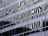 Rippled Patterns Reflect Off the World Trade Center Building  New York