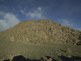 Eastern Sierras Rock Formations and Trail Known as the Alabama Hills  California
