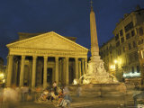 Pantheon Built by Hadrian in Rome  Italy