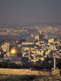 Old City of Jerusalem from Mount Scopus in Israel