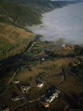 Fog Along the Northern California Coast near Mendocino  California