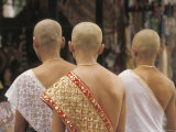 Novice Monks at a Ceremony in Siem Reap  Cambodia  at the Temples of Angkor