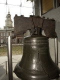 Independence Hall Overlooking the Liberty Bell