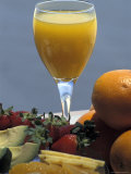 Orange Juice and Breakfast Fruits in a Hotel in Tel Aviv  Israel