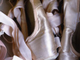 Heap of Ballet Shoes at Ballerina Camp  Aspen  Colorado