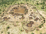 Large Bomas Inside the Boundaries of Samburu National Park  Kenya
