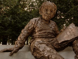 Portrait of the Einstein Memorial  Washington  DC