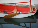 Old Sailboat Tied to the Dock in Ventura Harbor  California
