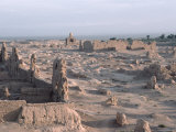 Ruins of the Ancient City of Jiaohe near Turpan  China