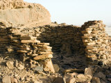 Many Ancient Habitations Were Evident Up on This Rocky Crag  Chad