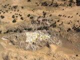 Salt Wells Are in the Heart of the Desert in the Town of Seguedine  Niger