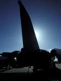 Menacing F111 Jet Fighter Bomber Tail Wing Silhouette  Australia