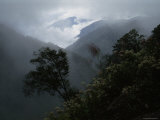 Morning Fog over Mountains near Yushan National Park