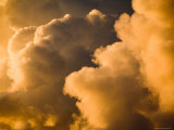 Sunset Illuminates Clouds over the South Pacific  from Bora Bora