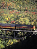 The North Conway Scenic Railroad in New Hampshire's White Mountains