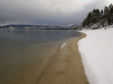 Lake Tahoe Shoreline in the Winter  California