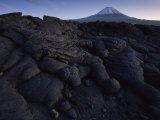 Lava Fields Overlooking Pico Volcano in the Azores