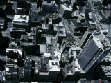 Tops of Skyscrapers in New York City