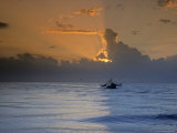 Shrimp Boat in the Gulf of Mexico at Sunset