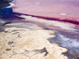 The Brilliantly Colored Saline Lake Natron  Rift Valley  Tanzania