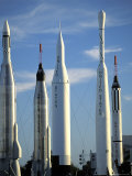 The Rocket Garden in Cape Kennedy  Florida