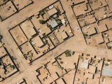 Typical Neighborhood in Agadez with Automobiles and Satellite Dishes  Niger