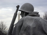 The South Korean War Memorial in Washington  DC