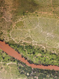 There is a Dense Network of Roads in the Samburu National Park  Kenya