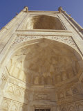 Taj Mahal Giant Archway with Pietra Dura Marble Inlay and Carving  Agra  India