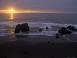 Sunset near Westport  California