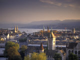 View of Zurich  Switzerland from Hotel Zurich