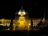 World Heritage Listed Royal Exhibition Buildings and Gardens at Night  Australia