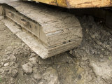 Track on a Construction Vehicle
