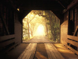 View from Inside a Covered Bridge in Virginia's Shenandoah Valley