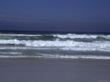 Waves Roll to Shore in the Pacific Ocean  Ventura  California