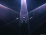 Spotlights Illuminate a Dancer