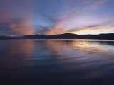 Sunset over Lake Tahoe  California