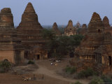 The Old Capital City of Burma  Pagan  is a Pilgrimage Center with Many Ancient Buddhist Shrines
