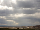 Spring Storm Rolls Toward the Sand Dunes Natioanl Park  Colorado