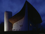 The Exterior of the Chapel of Notre-Dame-Du-Haut  Ronchamp  France