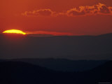 Scenic View of Sunset over the Mountains  Blue Ridge Mountains  Virginia