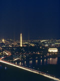 Washington DC at Night  Seen from Virginia  Washington  DC